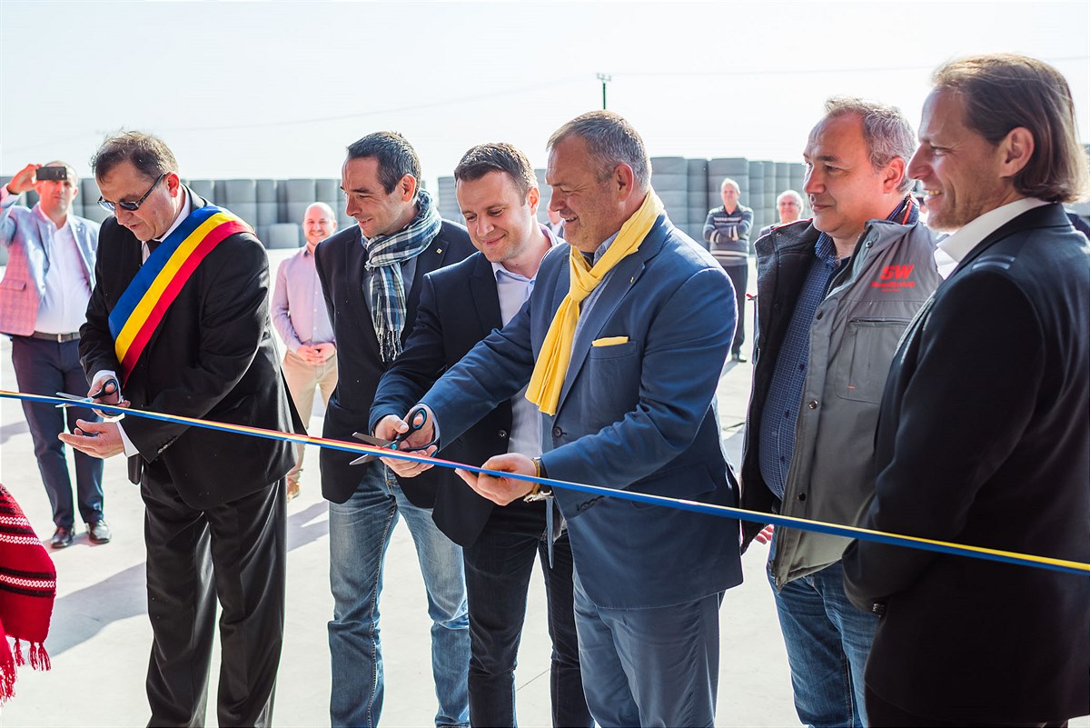Offizielle Eröffnung des neuen Produktionsstandortes von SW Umwelttechnik in Cristeşti