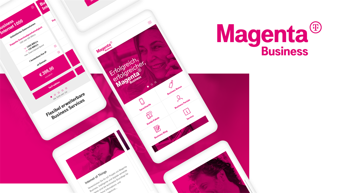 Magenta Website Business Mobile