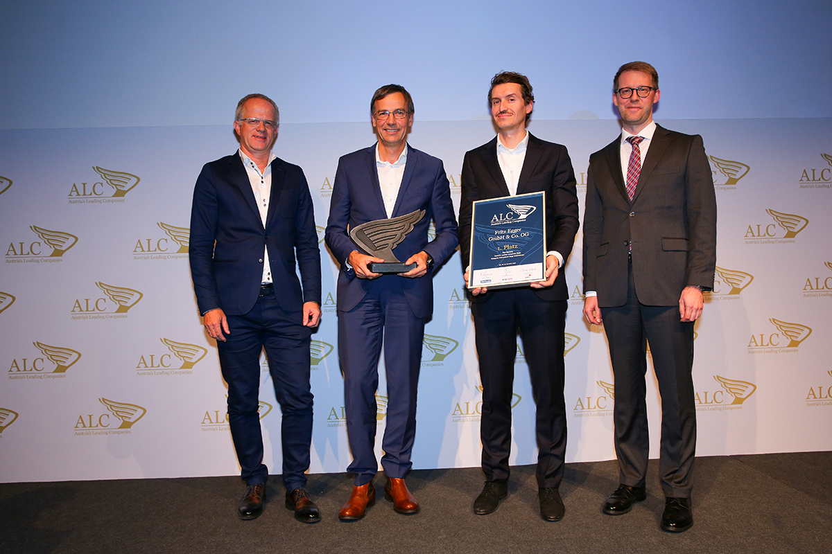 1. Platz Kategorie international tätige Unternehmen - Fritz Egger GmbH & Co. OG 