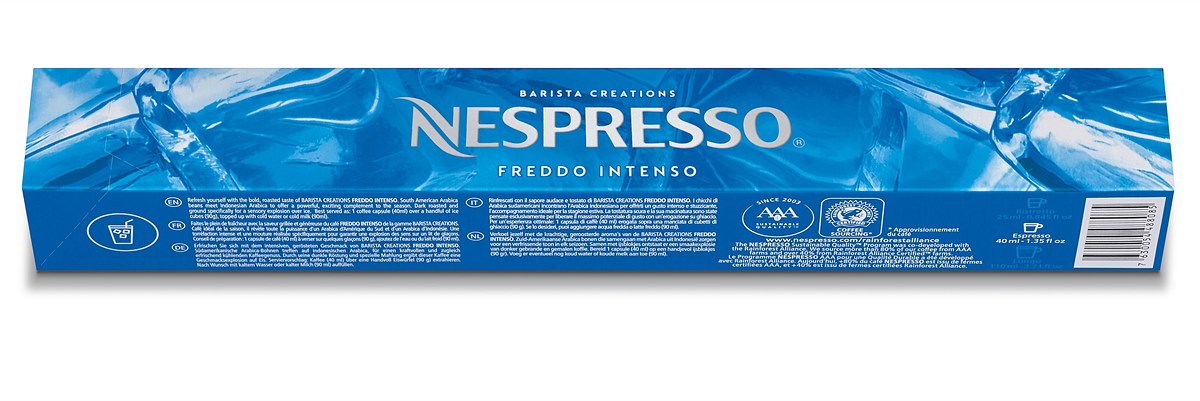 Nespresso BARISTA CREATIONS FOR ICE FREDDO INTENSO Schleife