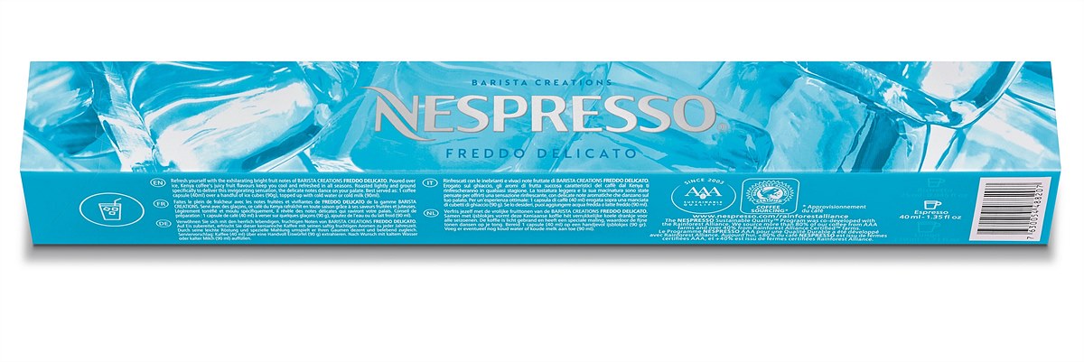 Nespresso BARISTA CREATIONS FOR ICE FREDDO DELICATO Schleife
