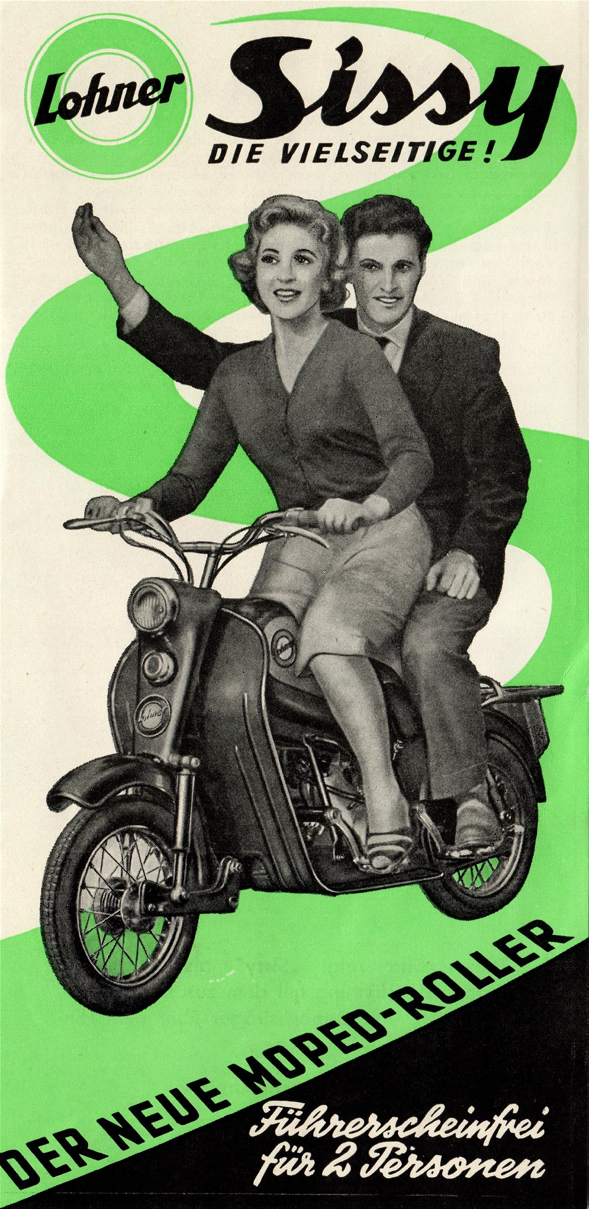 Werbeplakat aus den 1950er