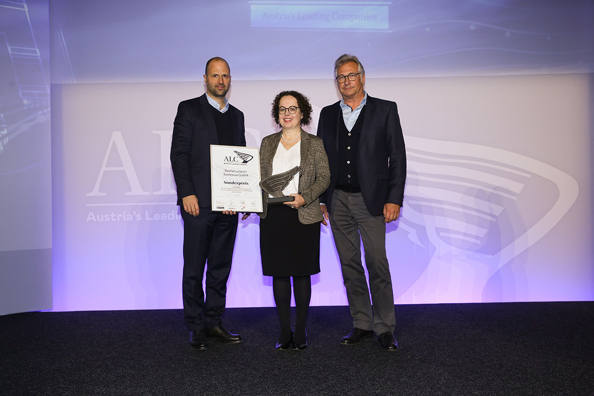 1. Platz-Sonderpreis Buchdruckerei Lustenau GmbH