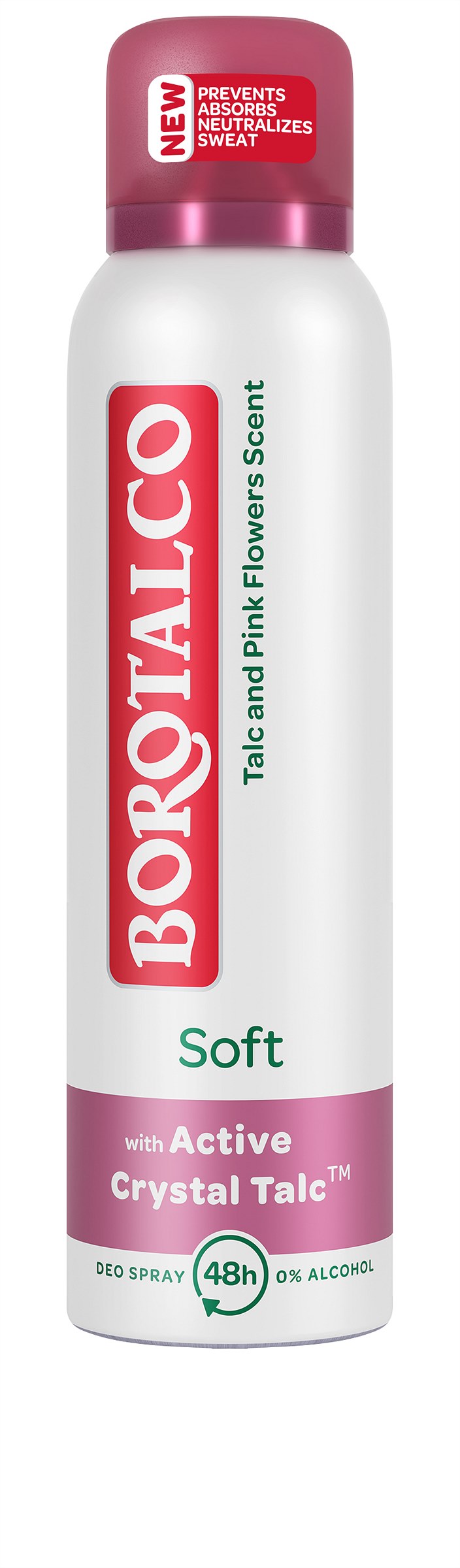 Borotalco SOFT mit Active Crystal Talc™