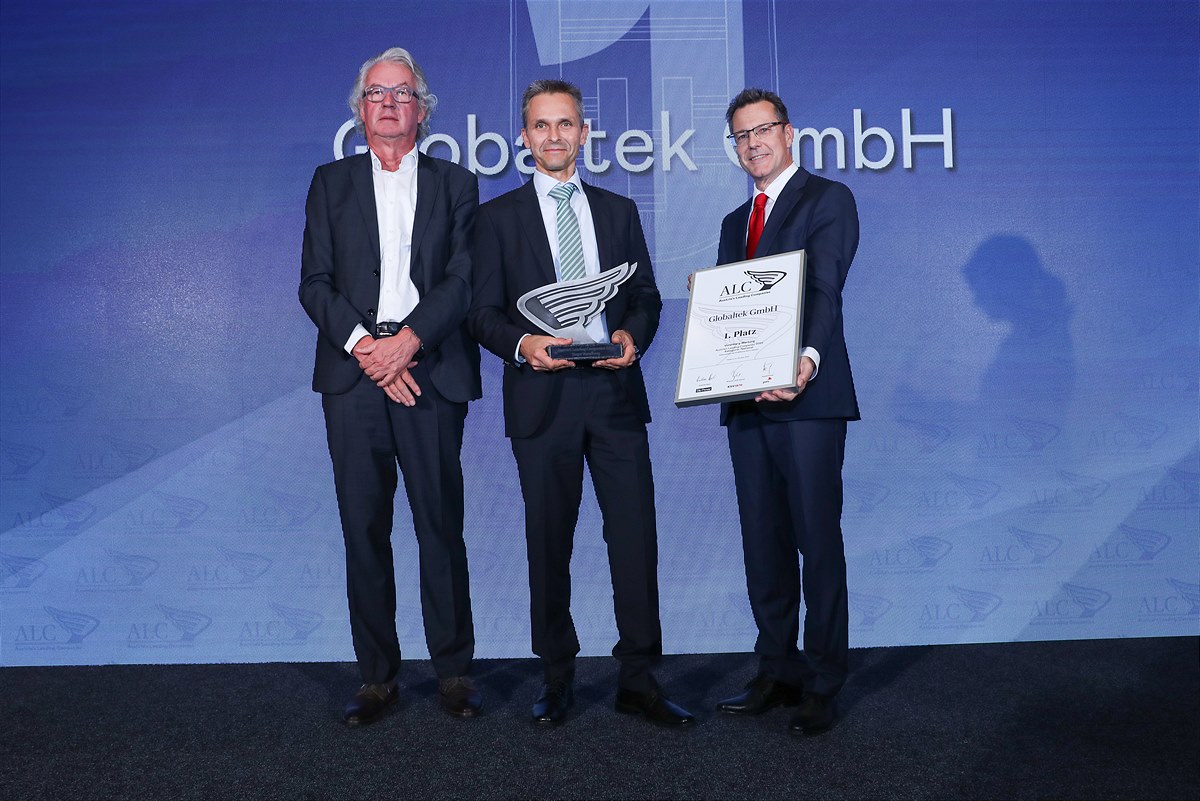 DP ALC Vorarlberg 1. Platz Kategorie National Kleinbetriebe Globaltek GmbH
