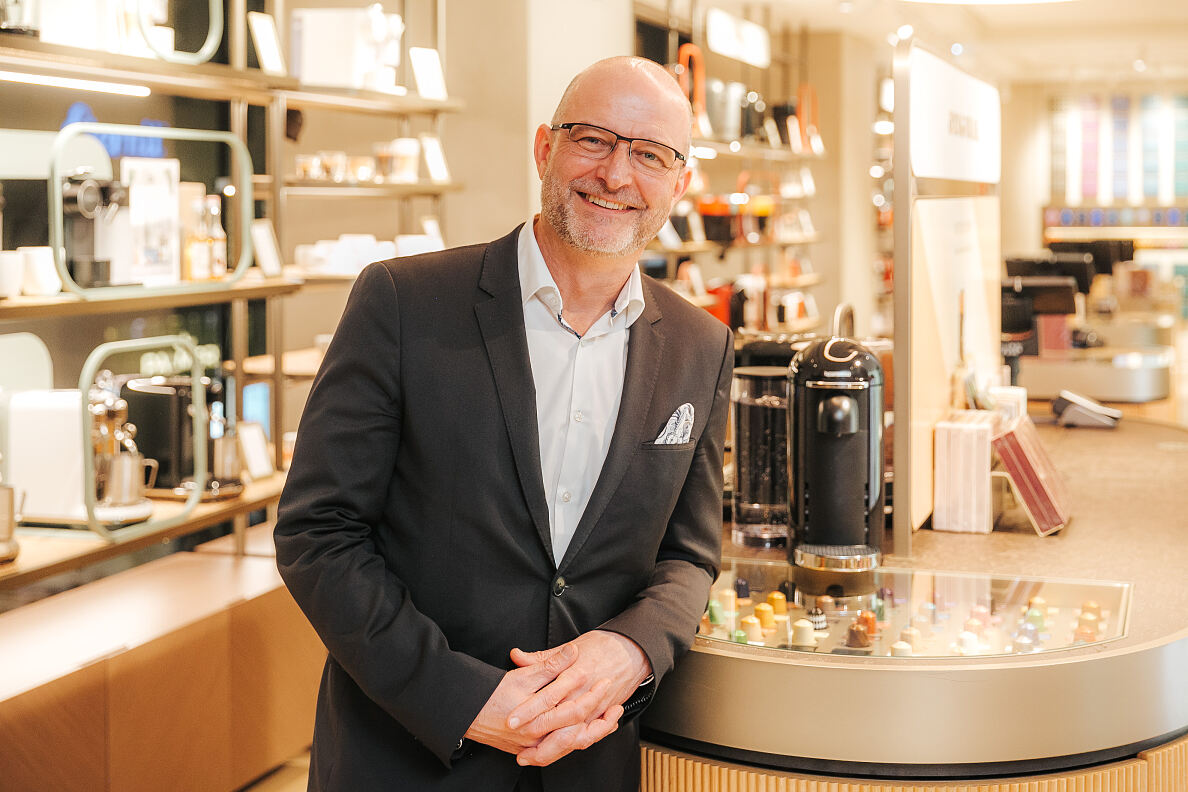 Daniel Schneider, Geschäftsführer von Nespresso Österreich