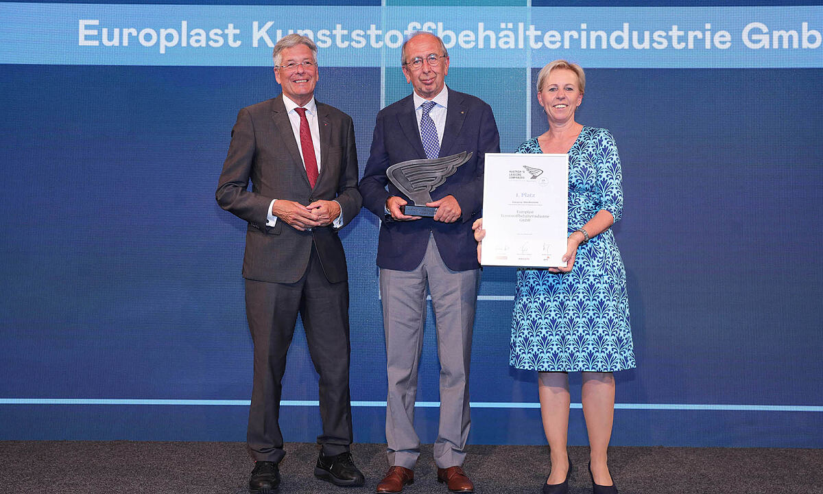 1. Platz Mittelbetriebe für Europlast Kunststoffbehälterindustrie GmbH