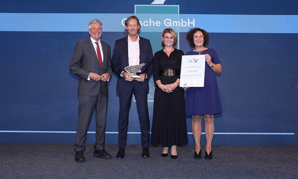 Sieger Cybersecurity Award ist die Gitsche GmbH aus Villach