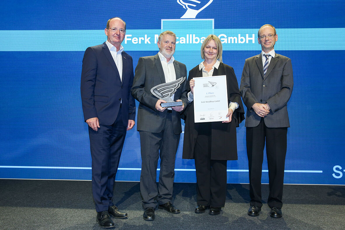 1. Platz Kleinbetriebe für Ferk Metallbau GmbH